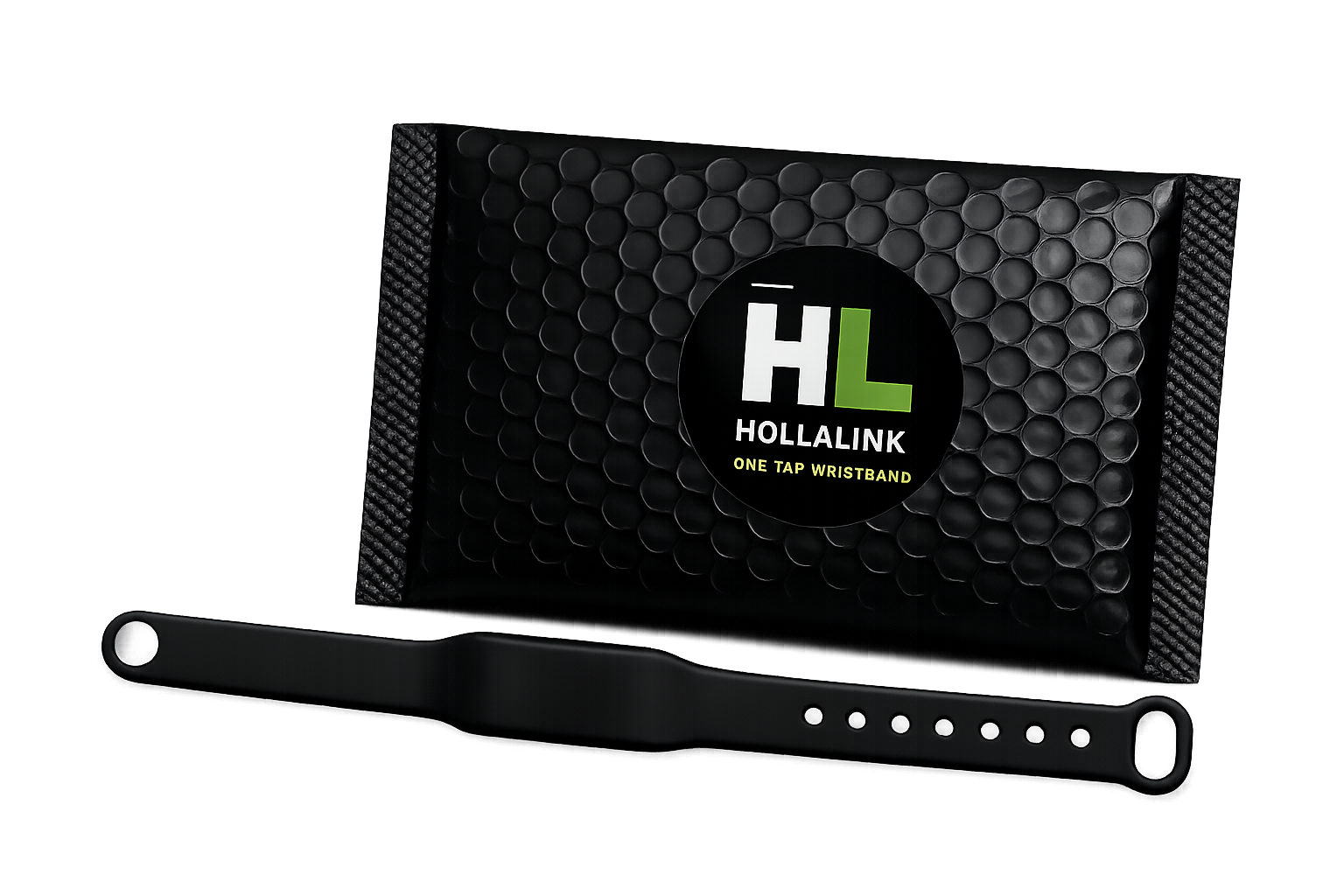 HollaLink tap wristband